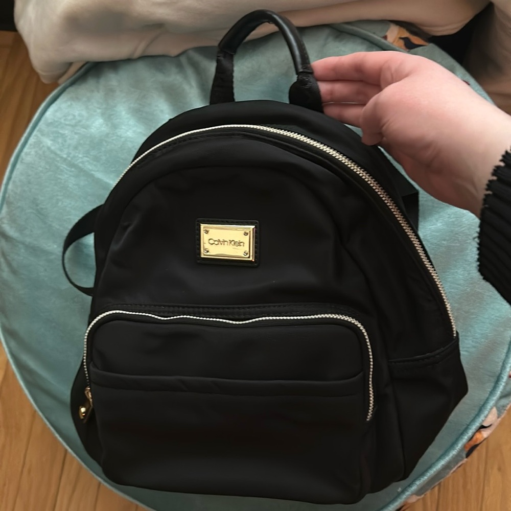 Calvin Klein Black Mini Backpack